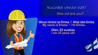 How to introduce yourself in Finnish [upl. by Meneau]