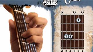 How to play the C sus 4 chord on guitar Csus4 [upl. by Nnav]