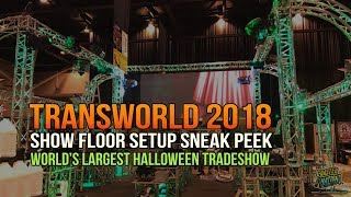 TransWorld 2018 Show Floor Setup Sneak Peek [upl. by Laemaj]