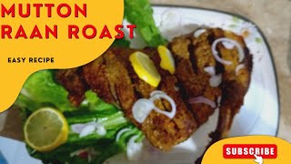 Mutton raan roast recipe mutton raan roast in oven [upl. by Annawak]