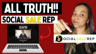 Social Sale Rep Review  WARNINGS 20222023  Social Sale Rep  Make 35 an Hour Working From Home [upl. by Notyal]