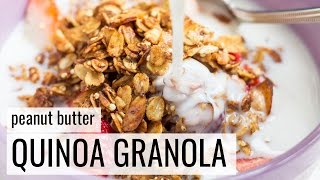 Peanut Butter Quinoa Granola [upl. by Anirbaz]