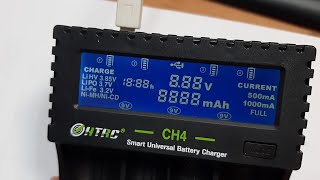 Unboxing HTRC CH4 Smart Universal Battery Charger [upl. by Huberman]