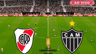 RIVER PLATE X ATLÉTICO MINEIRO  AO VIVO COM IMAGENS DA LIBERTADORES SEMIFINAL  ASSISTA AGORA  PES [upl. by Heddie]