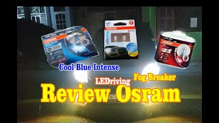 PENAMPAKAN Lampu Osram Cool Blue Intense dan Osram FOG Breaker [upl. by Older530]