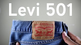 Levis 501 Review Sizing Thoughts [upl. by Grieve]