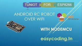 NodeMcu ESP8266 Tutorial B14 Robot controlled with an Android App over WIFI [upl. by Claudina]