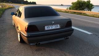 BMW E38 740I V8 sound THE BEAST [upl. by Shaylyn]