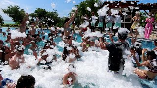 FOAM PARTY  GRAN MUTHU ALMIRANTE BEACH HOTEL  HOLGUIN  CUBA [upl. by Constantia410]