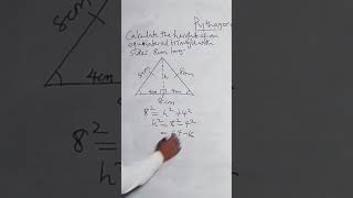 Pythagoras Theorem Explained 3 maths pythagorastheorem triangles rightangledtriangles [upl. by Derdlim315]