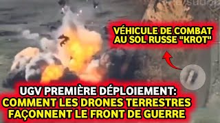 La Russie dévoile un drone terrestre autopropulsé sur la ligne de front [upl. by Azal]