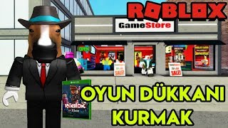 🎮 Kendi Oyun Dükkanımızı Kuruyoruz 🎮  Game Store Tycoon  Roblox Türkçe [upl. by Aicirtam]