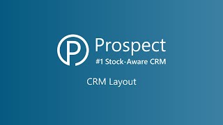 CRM Layout [upl. by Brent]