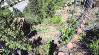 Cliffside Zipline Tour in Idaho Springs 2014  New Elements [upl. by Atinehc]