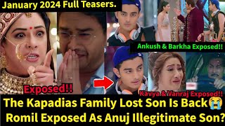 Anupama Starlife January 2024 Full Teasers Update in English [upl. by Nnewg]