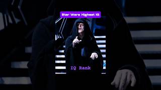 Ranking Star Wars Characters IQ viral starwars [upl. by Anehta]