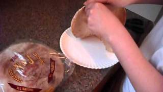 Turning Pita Bread Into Tortillas for wraps [upl. by Olnay667]