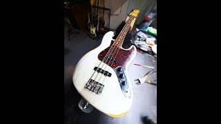 2003 MIA Fender Jazz Bass ROADWORN made [upl. by Annaigroeg990]