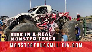 Nephi Utah  Monster Truck Militia Tour  Saturday October 15 [upl. by Nnarual]