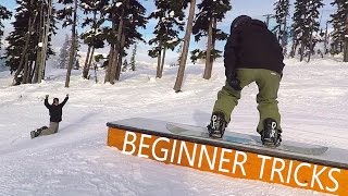 Beginner Snowboard Trick Progression with Chris amp Doug [upl. by Ynolem810]