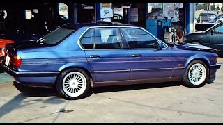 BMW ALPINA B12 50 E32 7 series Quick look [upl. by Luht]