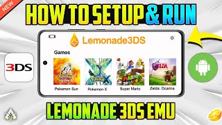 NEW LEMONADE 3DS EMULATOR ANDROID  SETUPBEST SETTINGSGAMEPLAY  BETTER THAN CITRA [upl. by Hester]