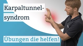 Karpaltunnelsyndrom  Übungen die helfen [upl. by Mlawsky420]