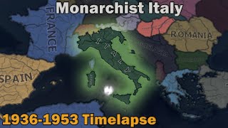 If Italy was monarchist  Hoi4 Timelapse [upl. by Shumway337]