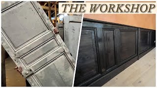 Stunning transformation  Turning reclaimed doors into wall panelling [upl. by Arema994]