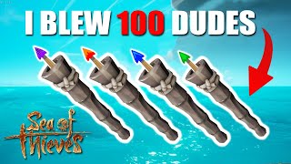 the new Blowpipe  Grapple Gun are OP  Sea of Thieves Hourglass streaking [upl. by Farrand]