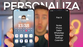 Cómo PERSONALIZAR tu iPhone como un PRO 🔥 ¡Más productividad [upl. by Liddie]