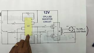 TL 494 PWM IC BASED 100W INVERTERCUM CONVERTER circuit  working principle and practical demo [upl. by Earezed]