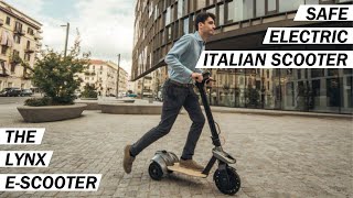 The Lynx EScooter The Safer and Italian Electric Scooter [upl. by Niuqaoj]