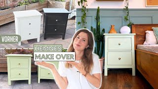 Nachttische mit Kreidefarbe umgestalten  DIY Make Over Hemnes Kommode [upl. by Owen818]