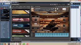 Native Instruments  The Grandeur  Demo [upl. by Hallock279]