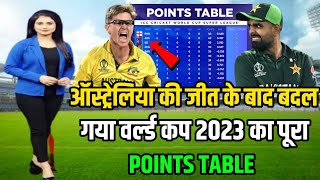 World Cup 2023 Points Table  Pak vs Aus After Match Points Table  World Cup Points Table 2023 [upl. by Meredith672]