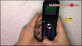 How to enter unlock code on Videotron Sony Ericsson Z550a  wwwMobileincanadacom [upl. by Norton]