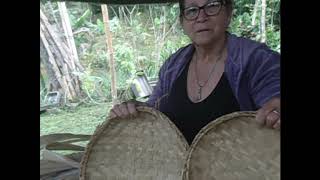 Confecção de Peneira de Palha Apá  Espaço Sabores da Roça [upl. by Nimref]