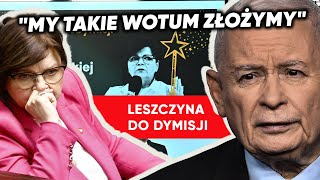 Leszczyna do dymisji Kaczyński My takie wotum złożymy [upl. by Yeuh]