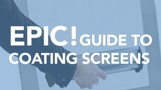 How to Screen Print  EPIC Guide to Coating Screens With Emulsion [upl. by Neelloc]