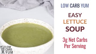 Easy Romaine Lettuce Soup [upl. by Kalil]