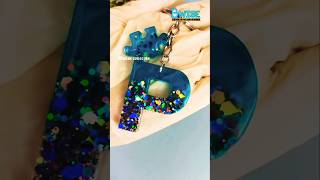 Resin ArtP Letters Keychainsubscribe shortvideo shorts art [upl. by Ardnala746]