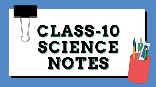 CLASS10 SCIENCE NOTES CHAPTER10 IN HINDI [upl. by Lib]