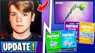 NEW Fortnite Update  FREE Minty Axe Mongraal Official Vbucks Codes [upl. by Yennaiv]