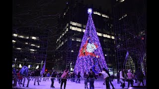 4k Downtown Pittsburgh at Christmas time [upl. by Ayotac]