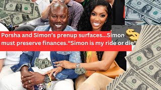 PORSHA Williams and Simon Guobadias Divorce Prenuptial agreement RHOA Falynn Pina amp DONT Destroy [upl. by Blasius]