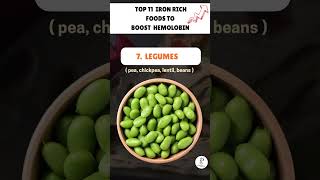 TOP 11 iron rich food sources to boost haemoglobin in vegetarian vegan and nonvegetarian [upl. by Arerrac]