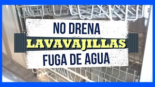 🤷‍♀️ LAVAVAJILLAS NO SACA EL AGUA Prueba 1 que debes hacer [upl. by Arretak]