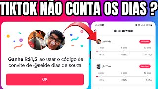 TIKTOK NÃO CONTABILIZA OS DIAS  DICAS QUE PODEM AJUDAR [upl. by Stacey352]