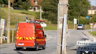 Départ VLCG et VTU Orbec 14 Pompiers du Calvados [upl. by Assili]